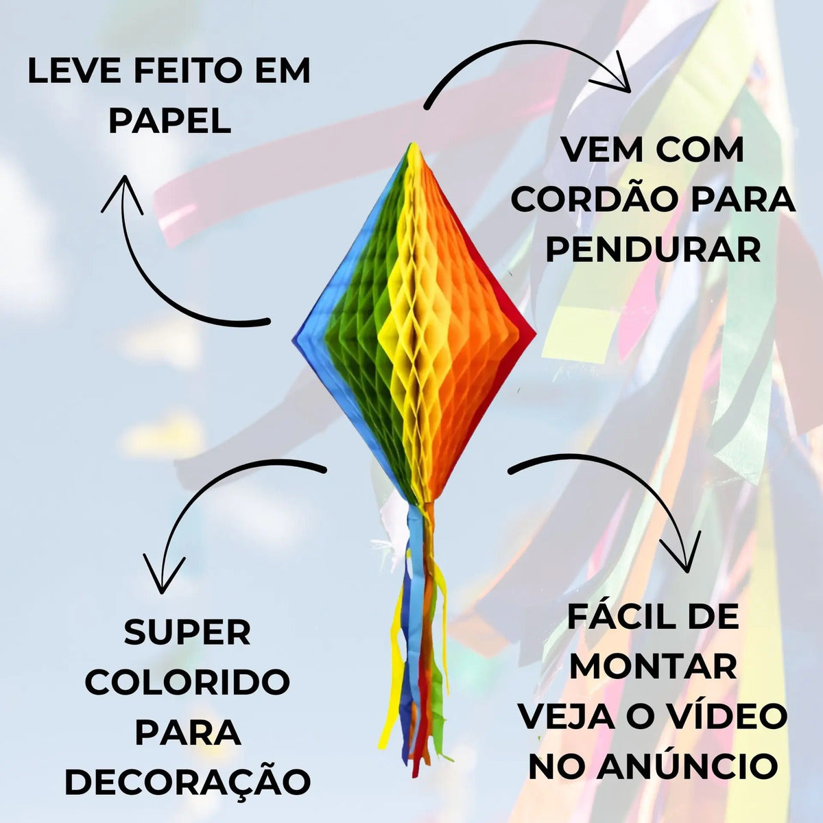 10 Decoração Balão Festa Junina Julina São João Enfeite