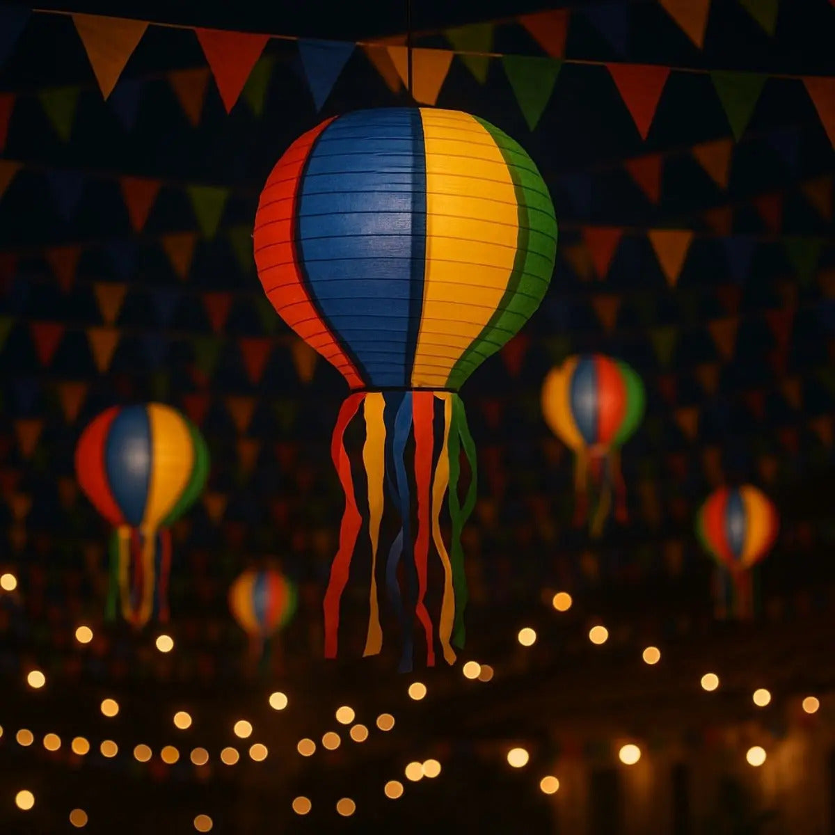 10 Decoração Balão Festa Junina Julina São João Enfeite