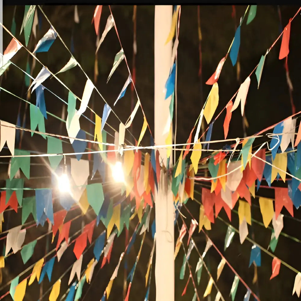200 Metros Bandeirinha De Plástico Festa Junina