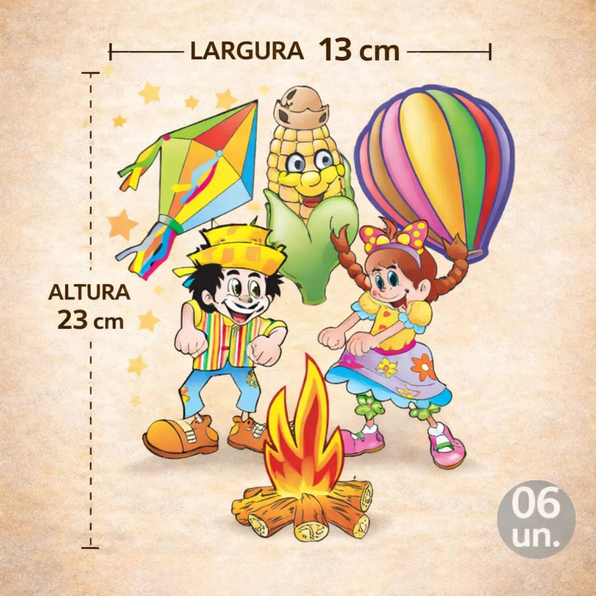 Kit Decoração Festa Junina Completo Mesa Enfeite São João