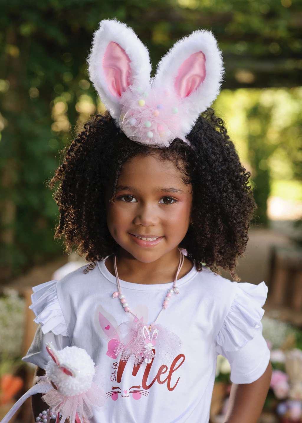 Blusa Nome Personalizado de Páscoa (menina)