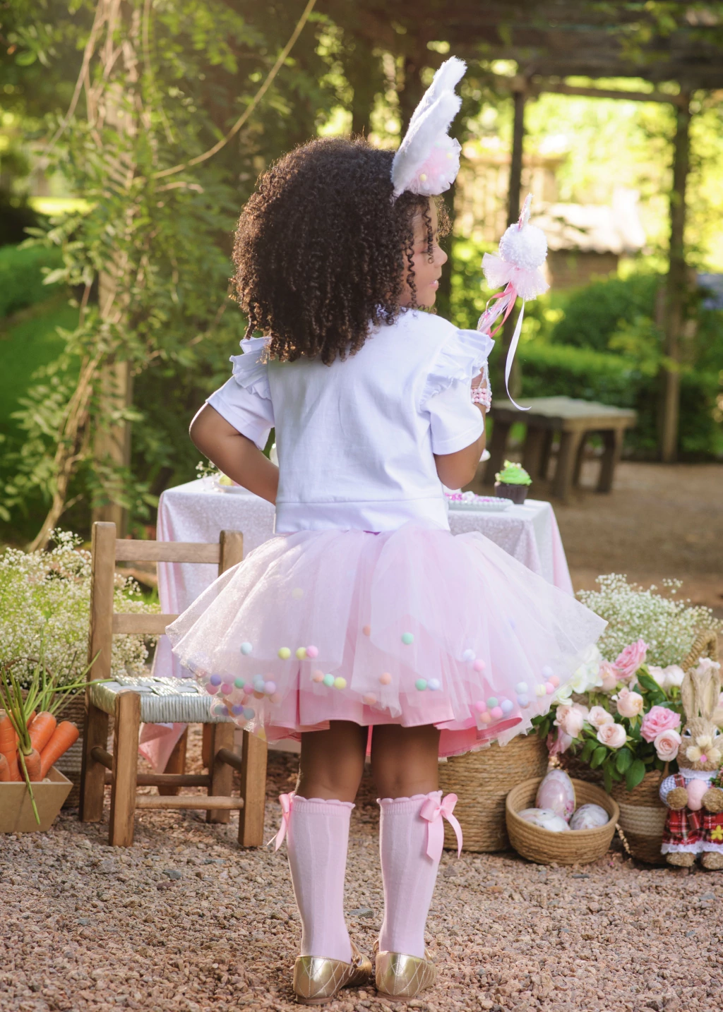 Blusa Nome Personalizado de Páscoa (menina)