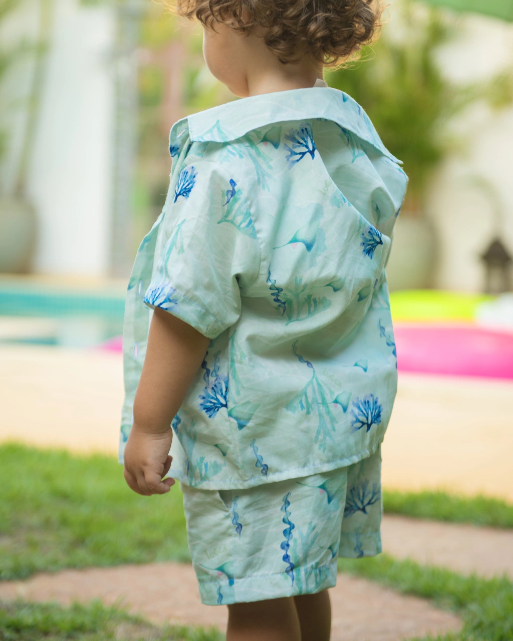 Camisa de Botão Arraias Marinhas
