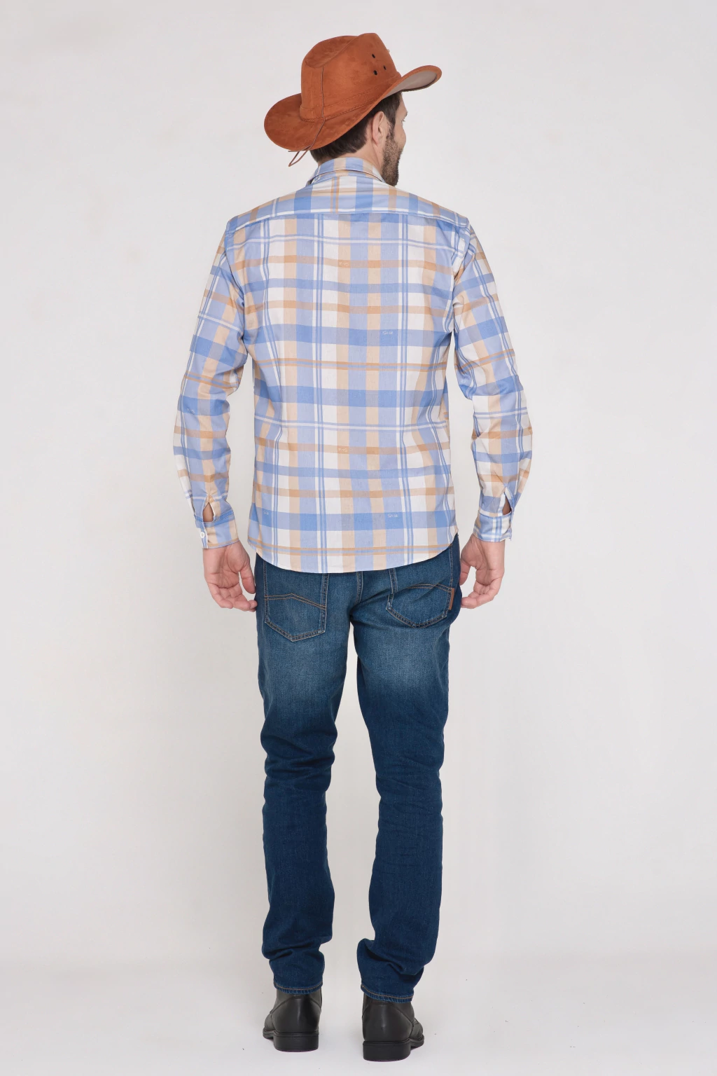 Camisa Fazendeiro Cowboy - Adulto