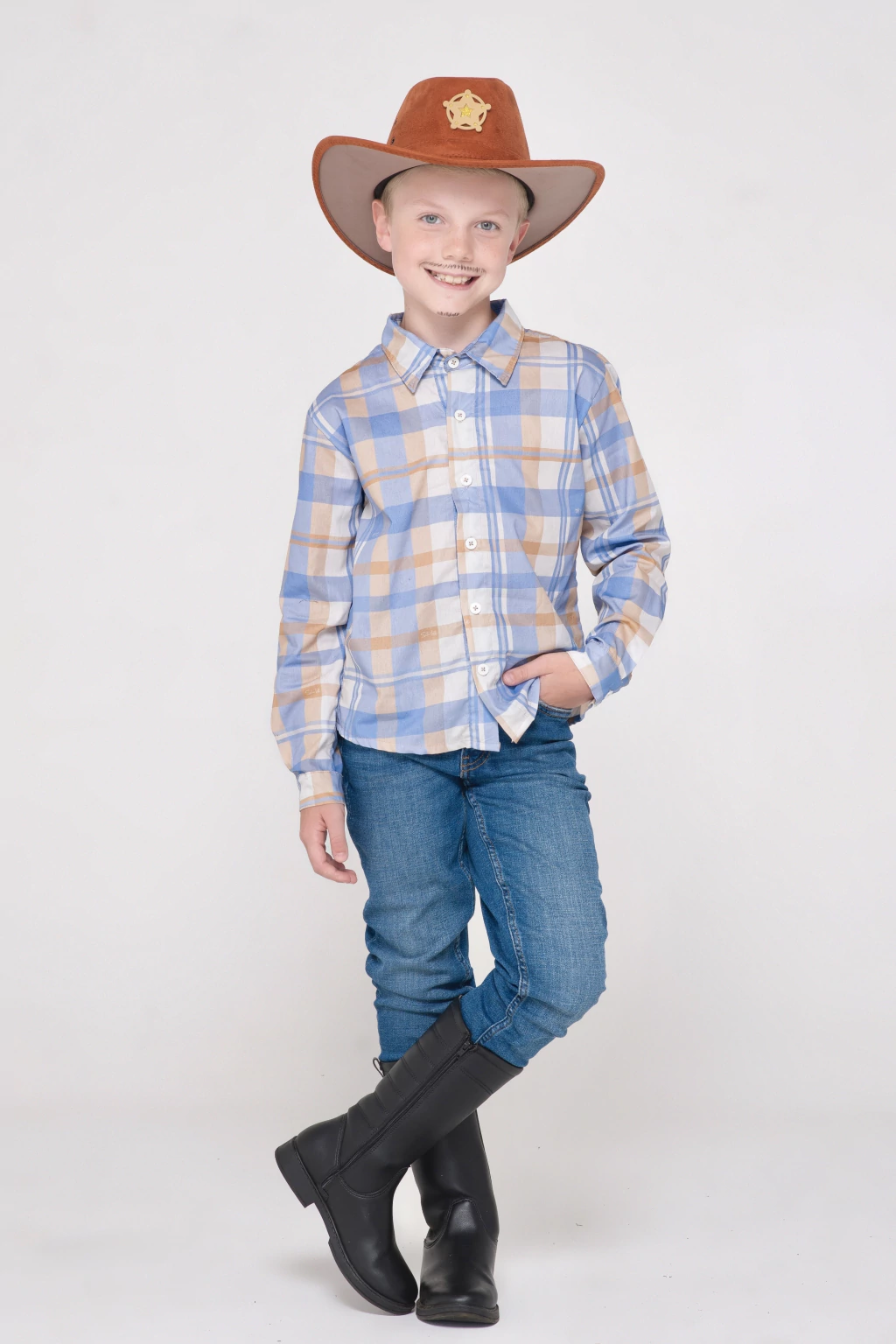 Camisa Fazendeiro Cowboy - Infantil