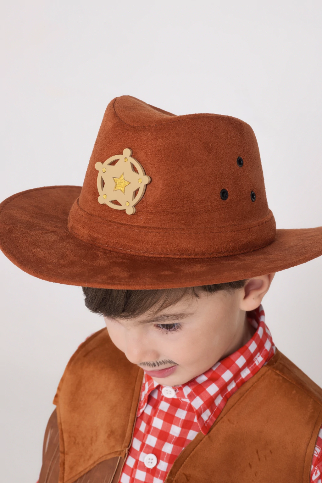 Chapéu Fazendeiro Cowboy - Camurça