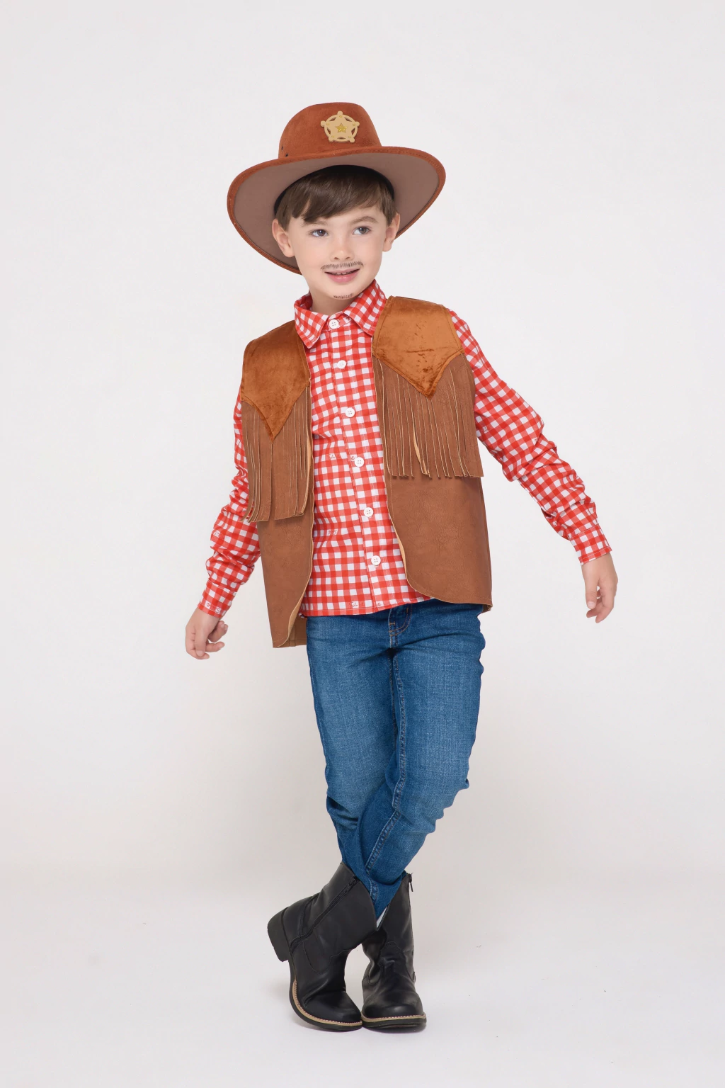 Chapéu Fazendeiro Cowboy - Camurça
