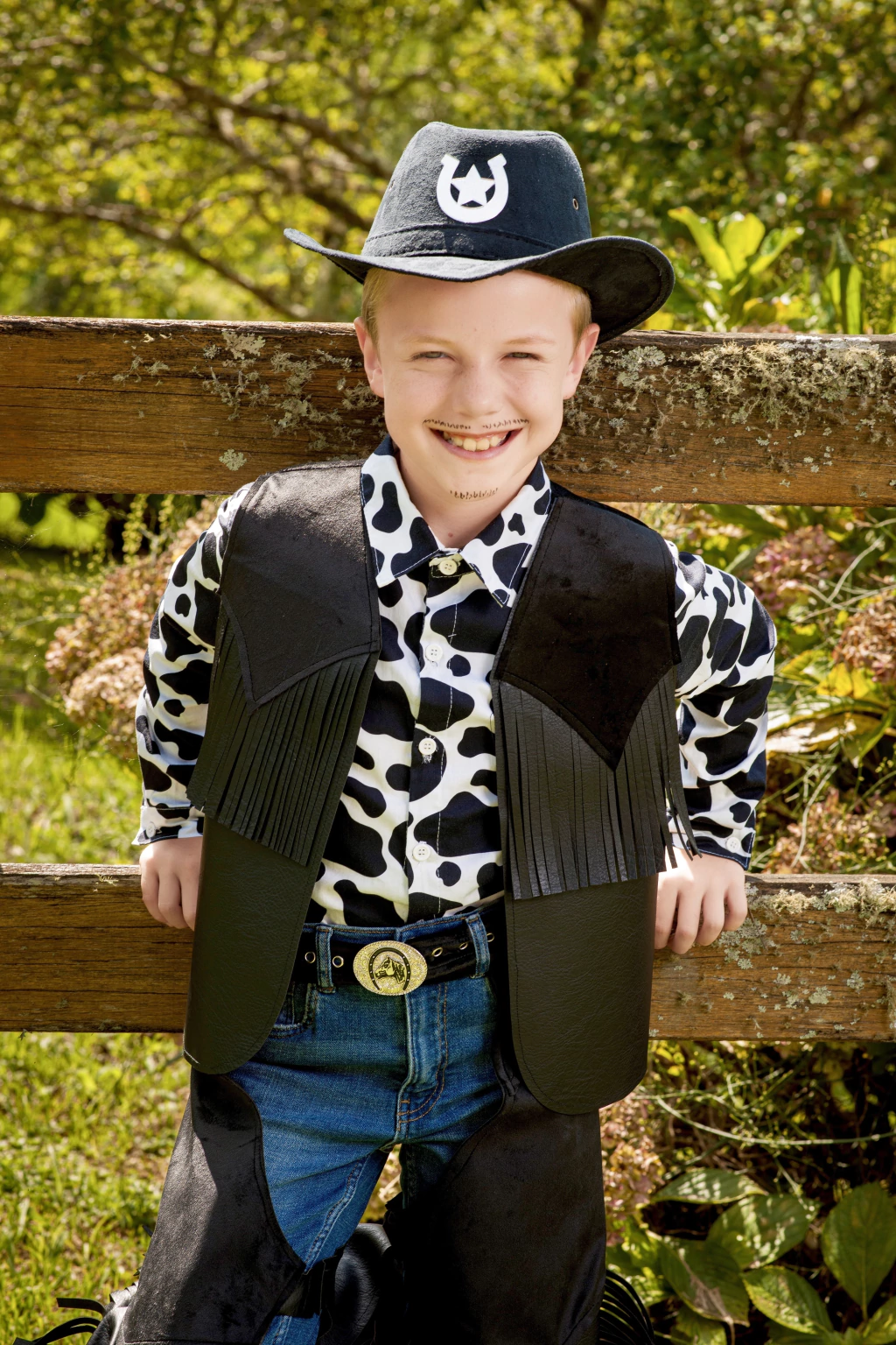 Colete Cowboy Franjas - Preto