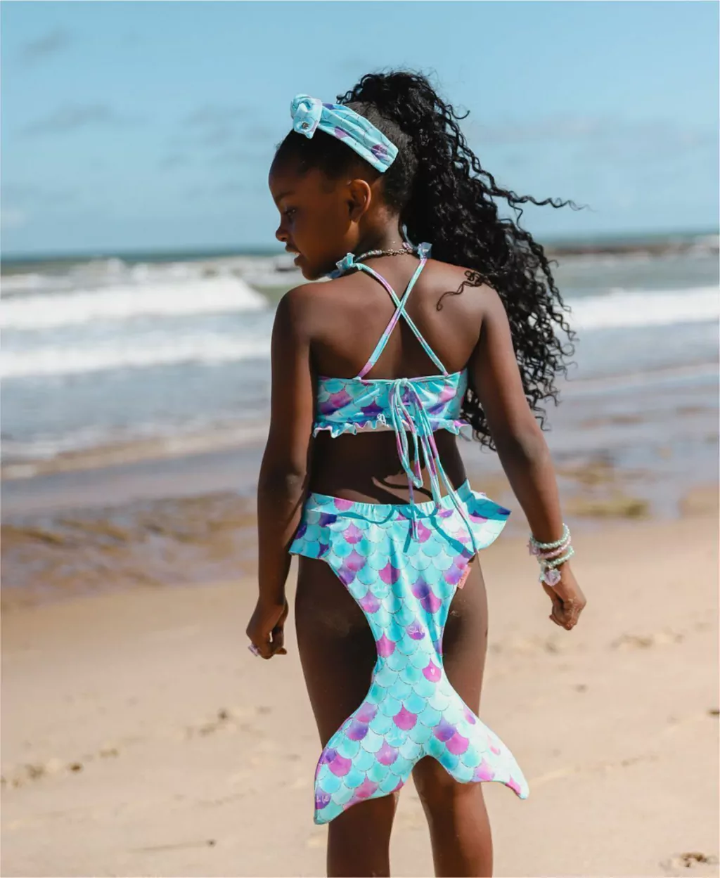 Conjunto Biquíni Cauda Encanto de Sereia