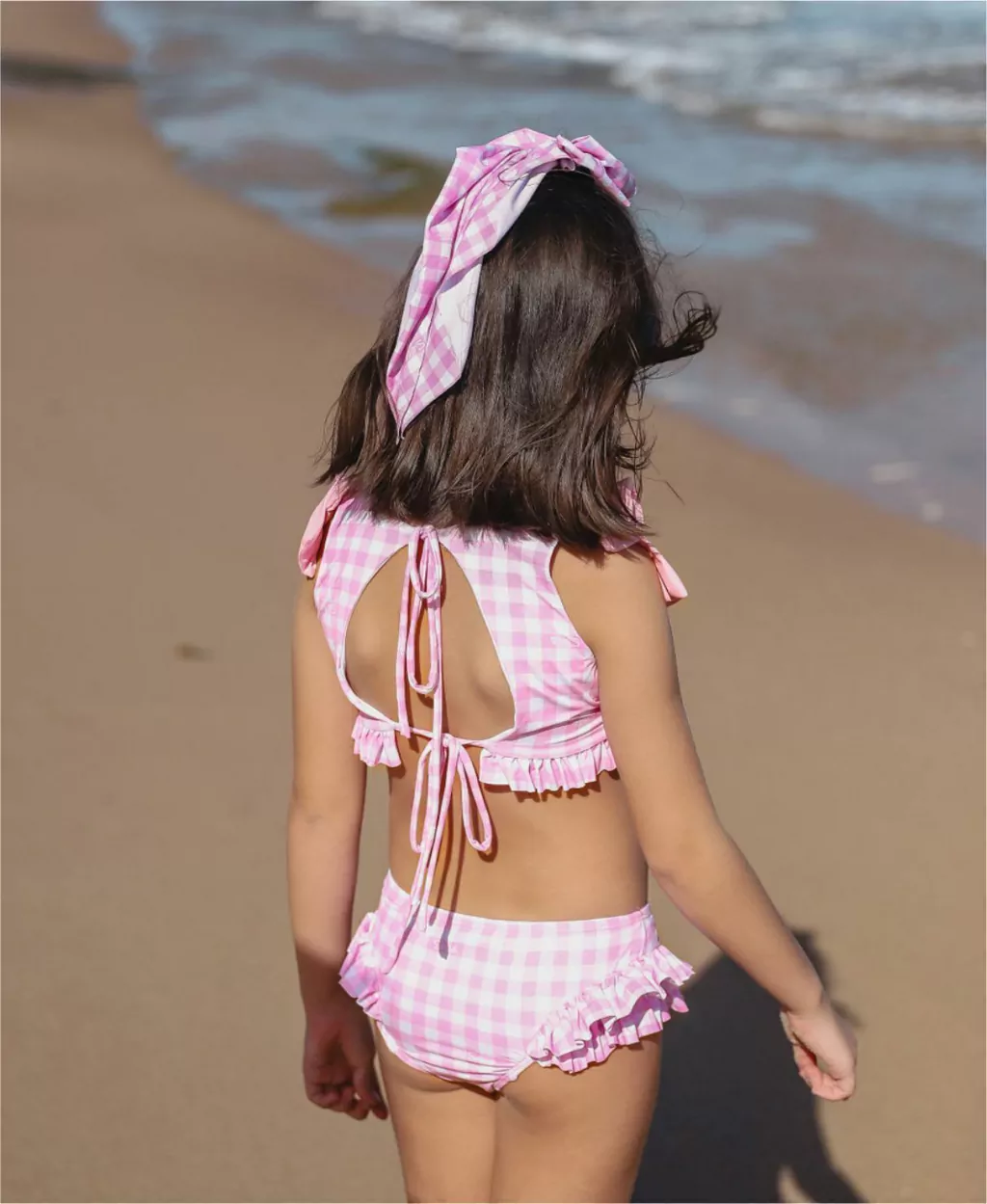 Conjunto Biquíni Xadrez Pink