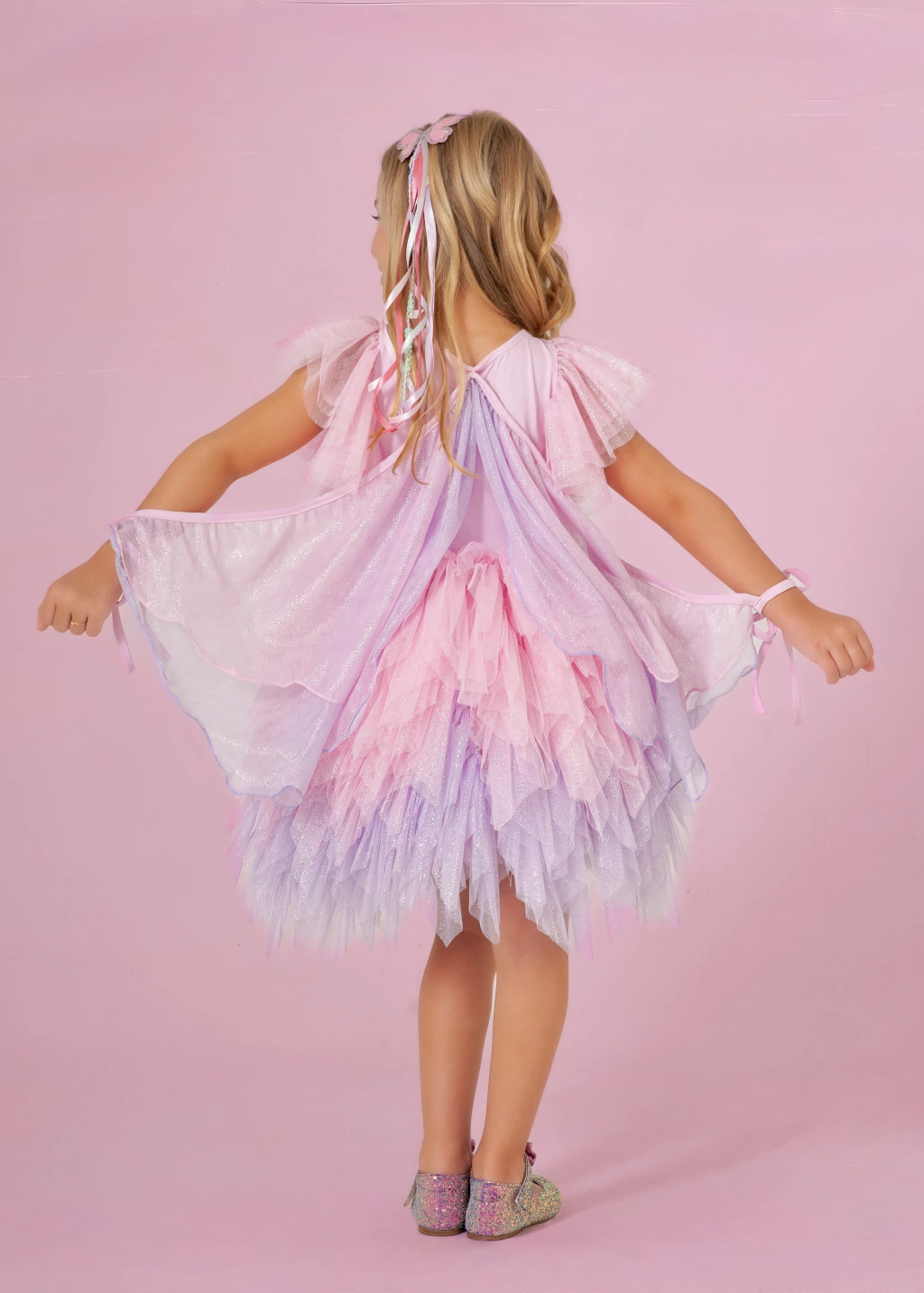 Fantasia Fada Borboleta Cristais (vestido)