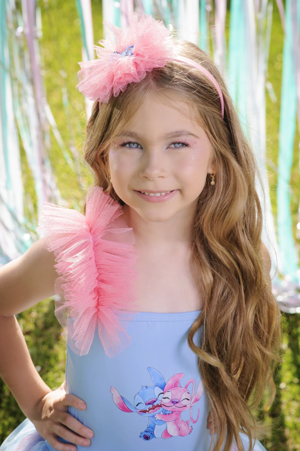 Fantasia Bichinho Azul Fofura (body tutu)