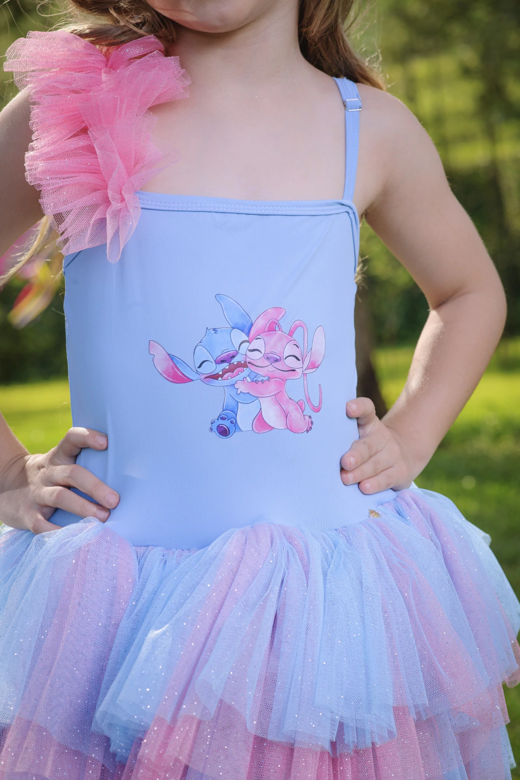 Fantasia Bichinho Azul Fofura (body tutu)