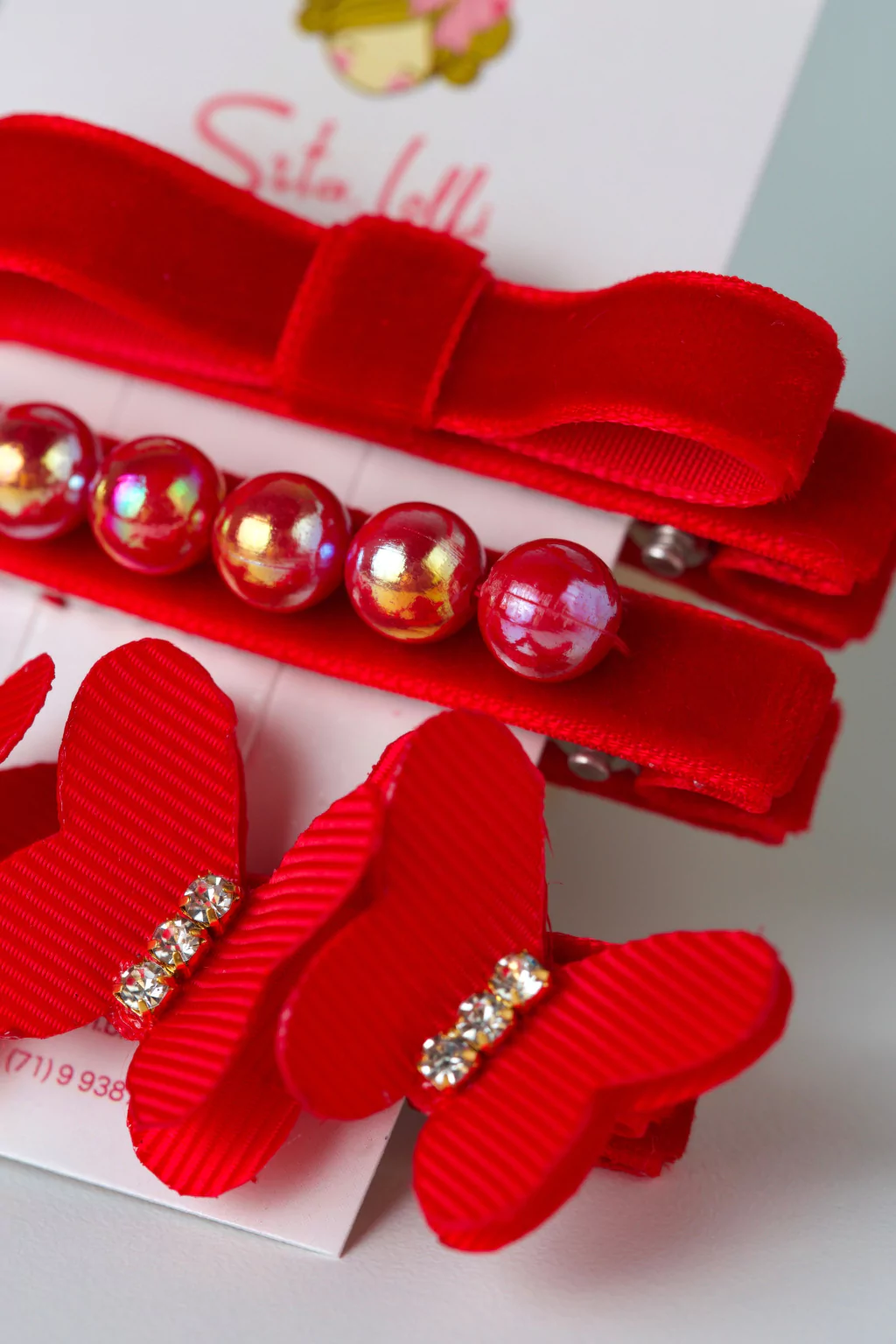 Hair Clip Borboletas Natalinas