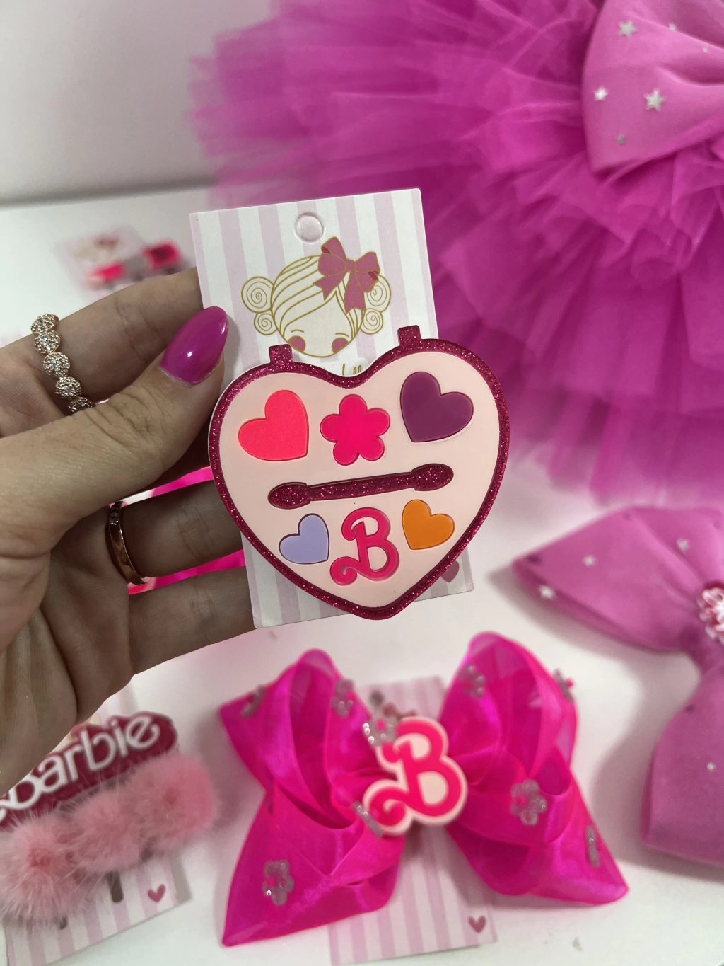 Hair Clip Paleta de Sombras Pink