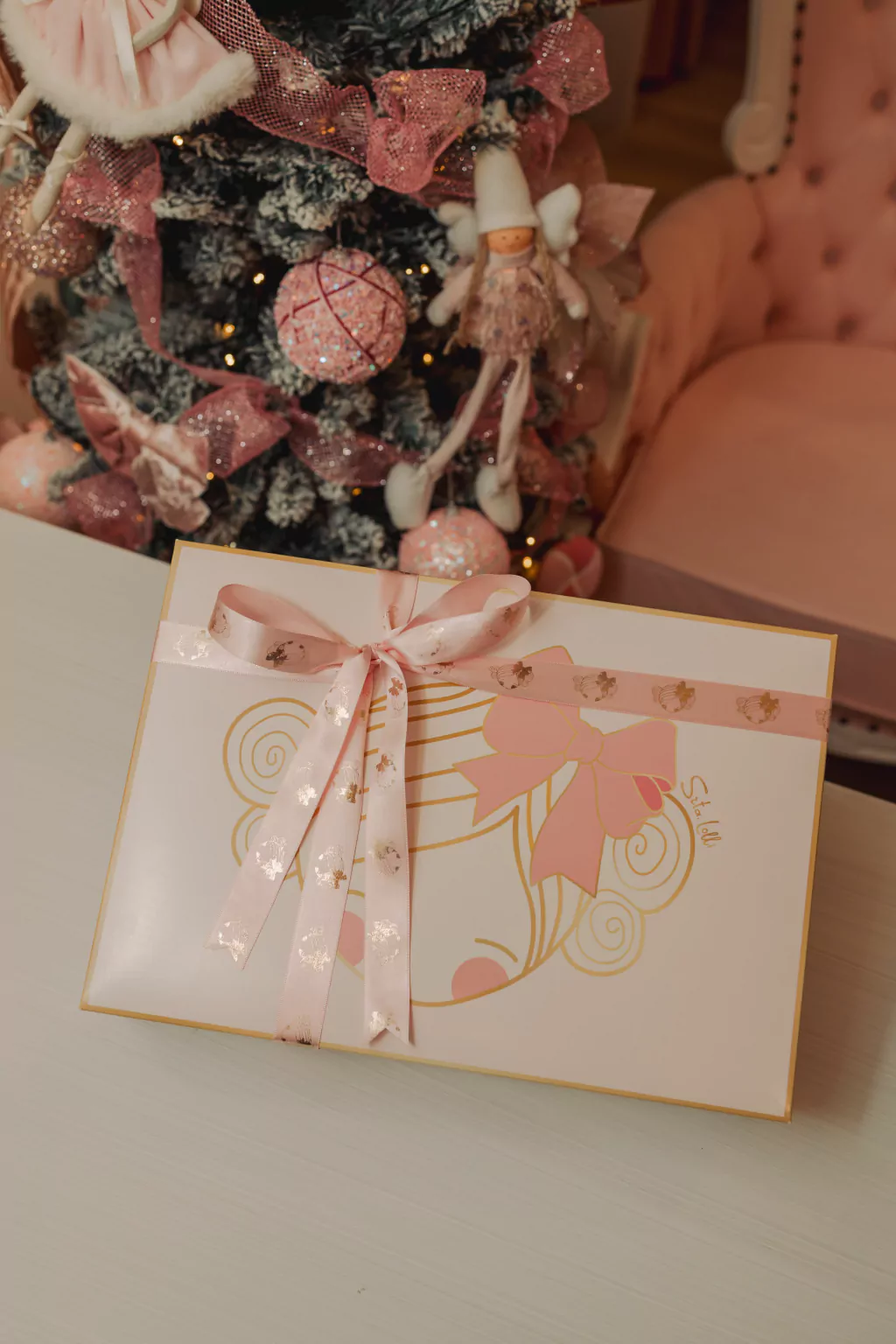 Kit Presente Réveillon (Vestido Santorini Branco + Laço Celine)