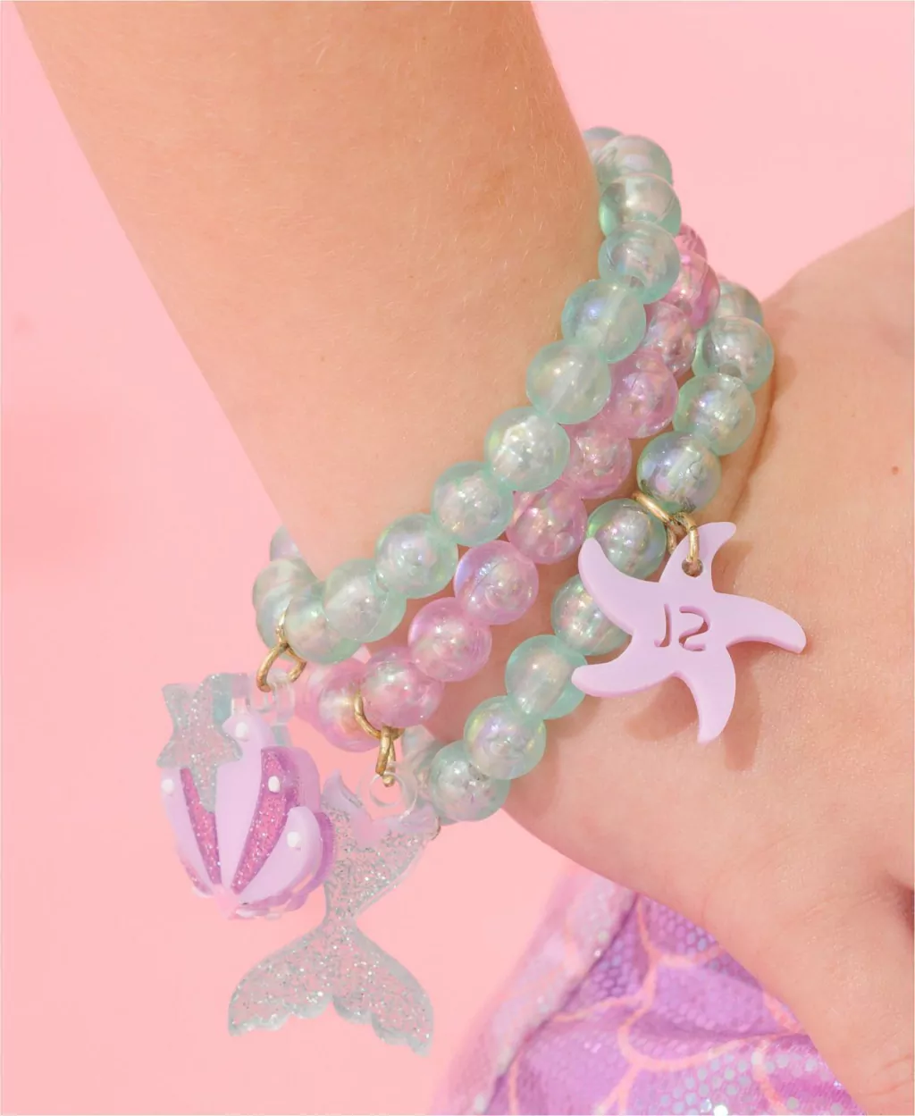 Kit Pulseiras Encanto de Sereia