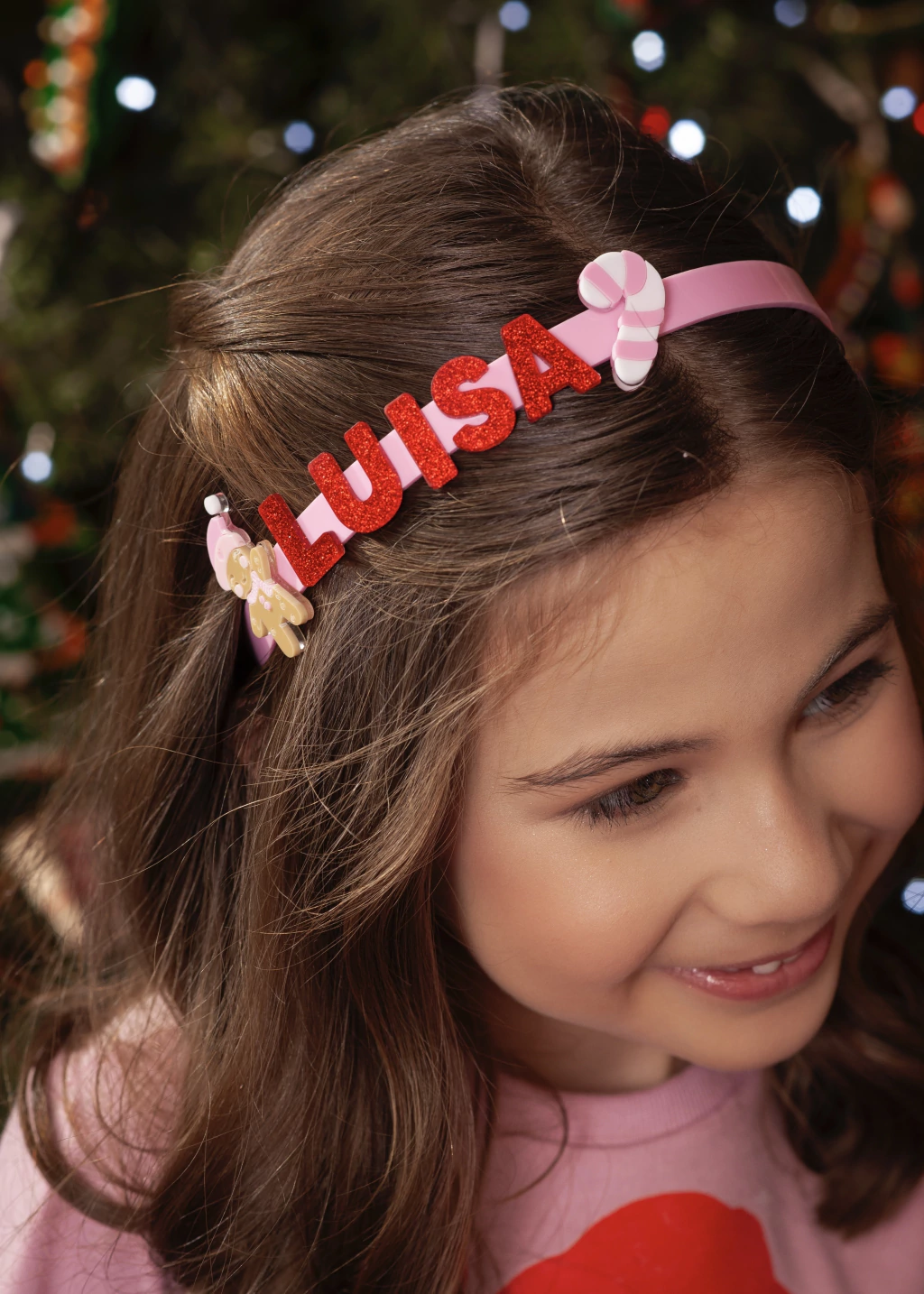 Tiara Nome Personalizado Natalina