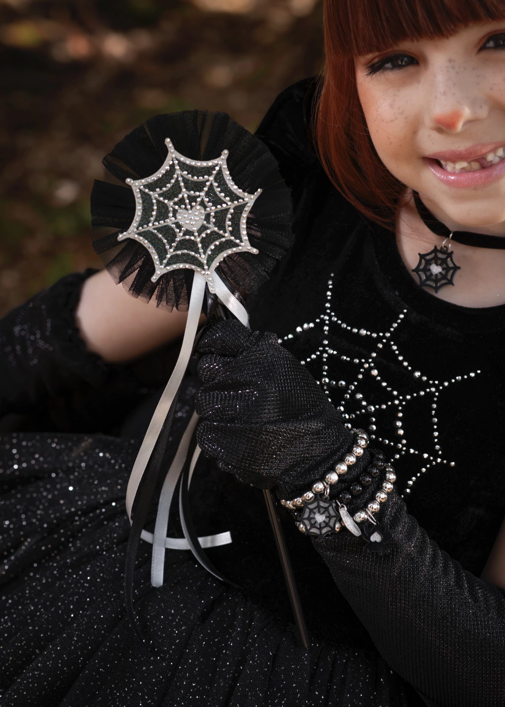 Vestido Aranha Misteriosa - Fantasia Halloween
