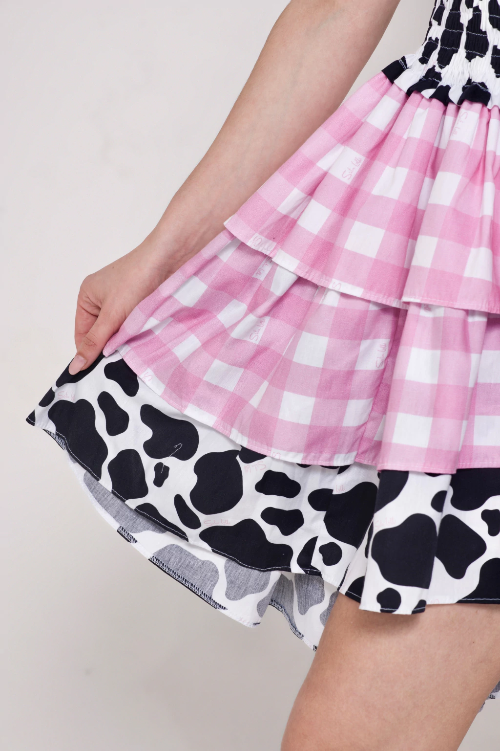Vestido Junino Boiadeira Pink - Adulto