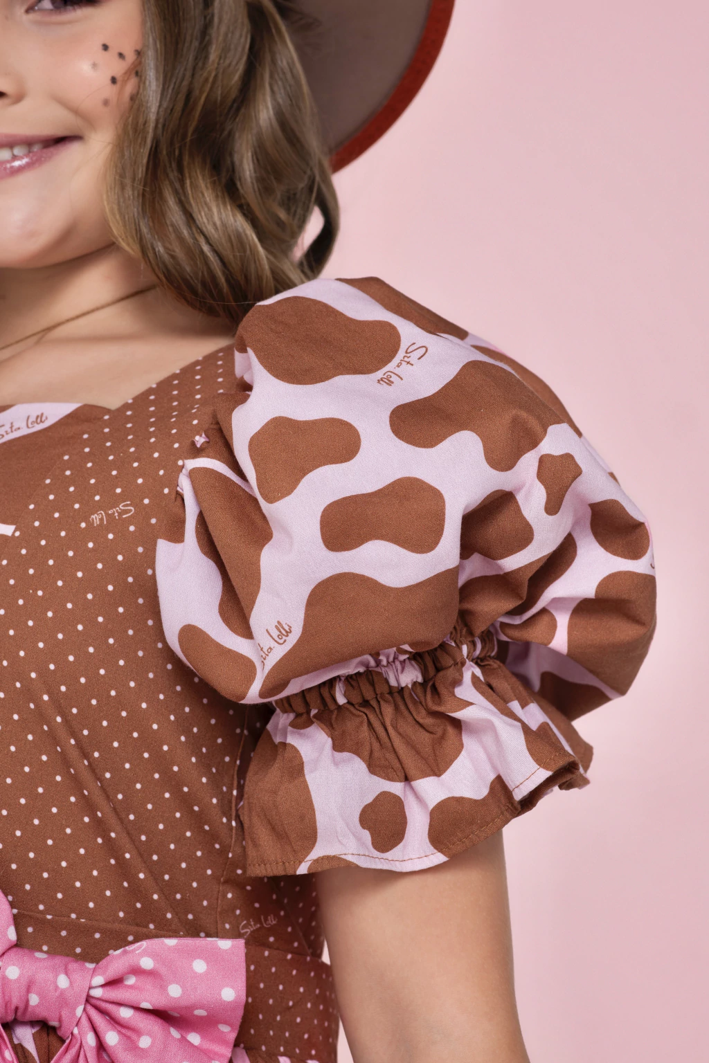 Vestido Junino Cowgirl Pink - Luxo