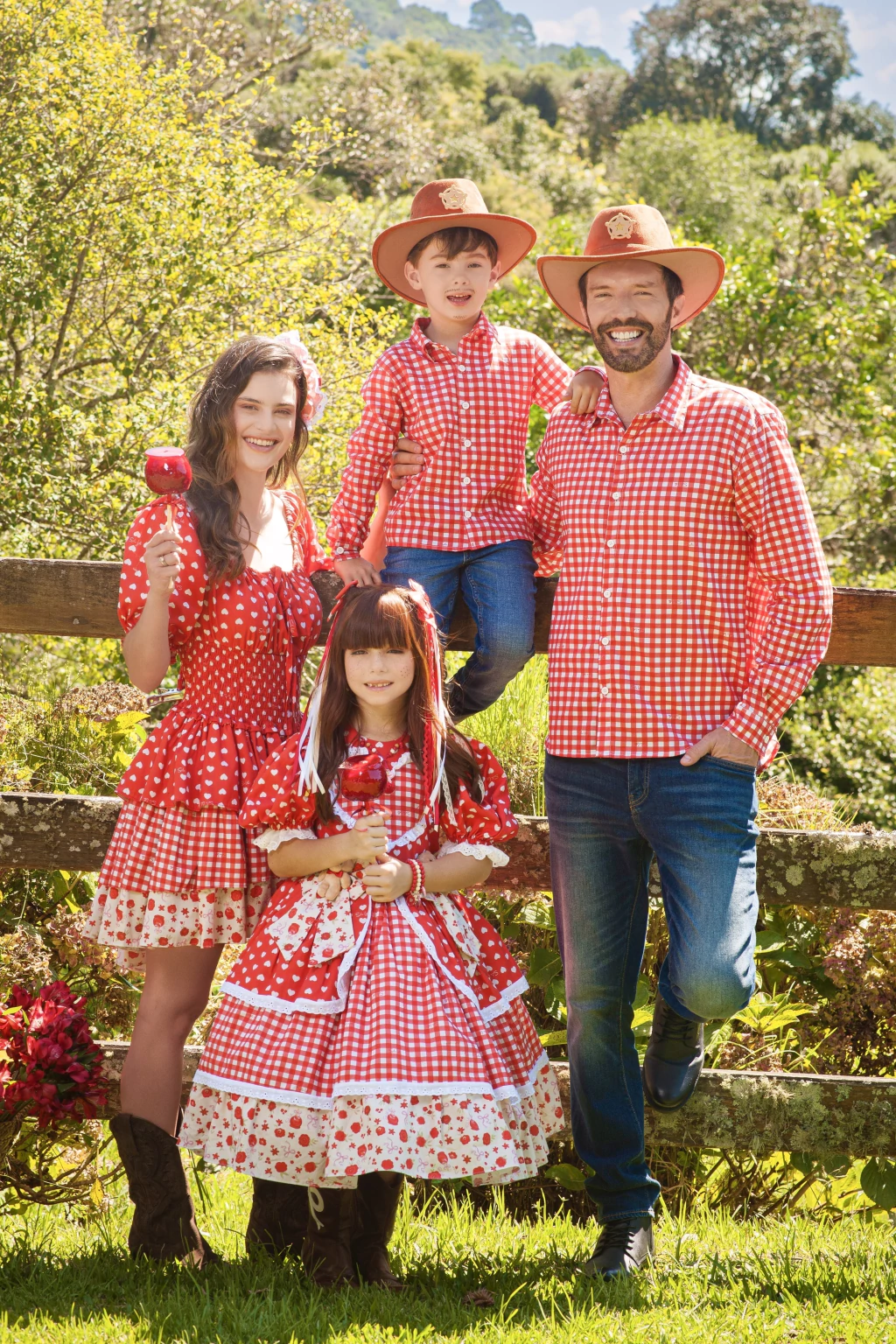 Vestido Junino Maçã do Amor (Adulto)