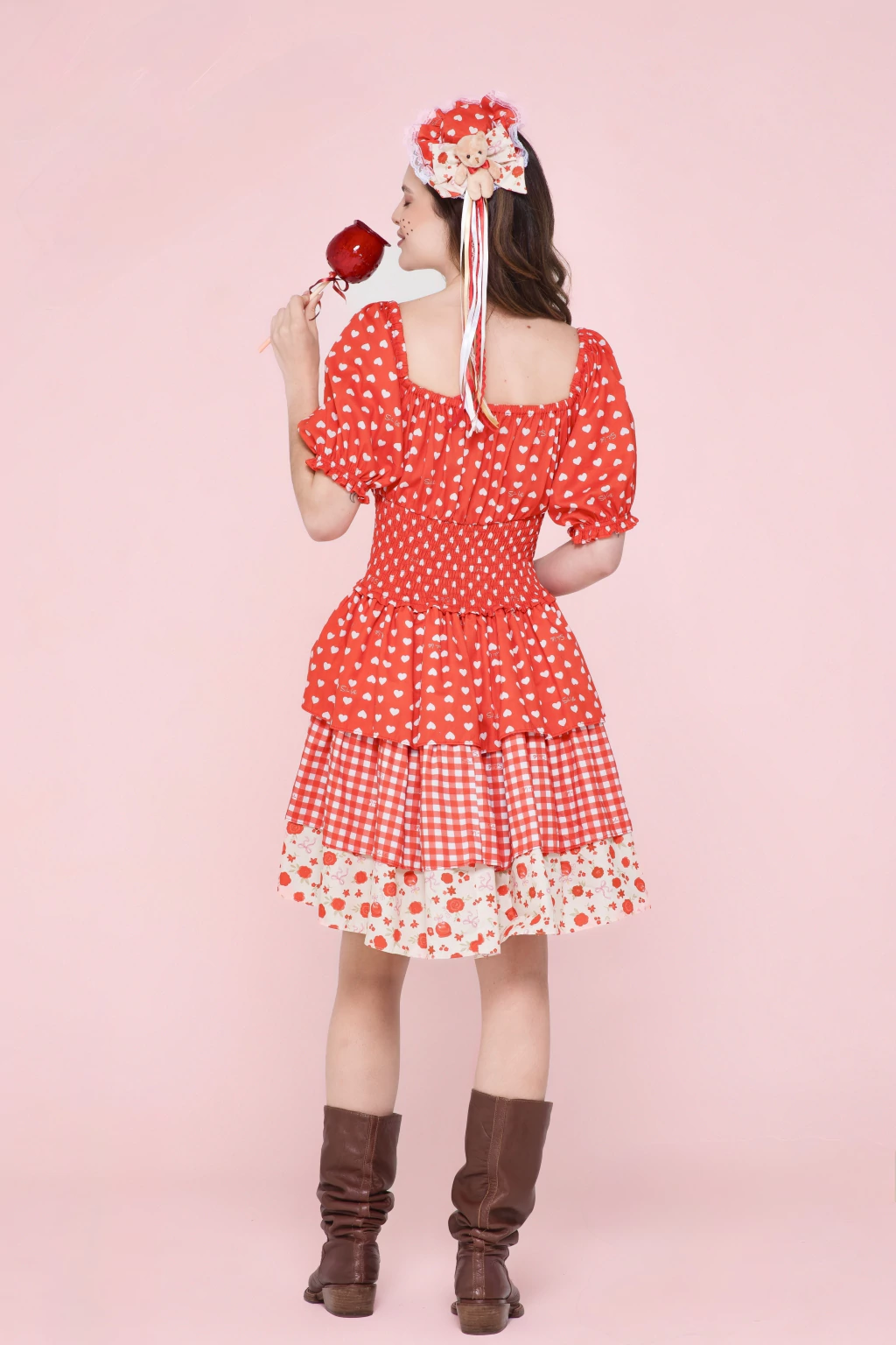 Vestido Junino Maçã do Amor (Adulto)