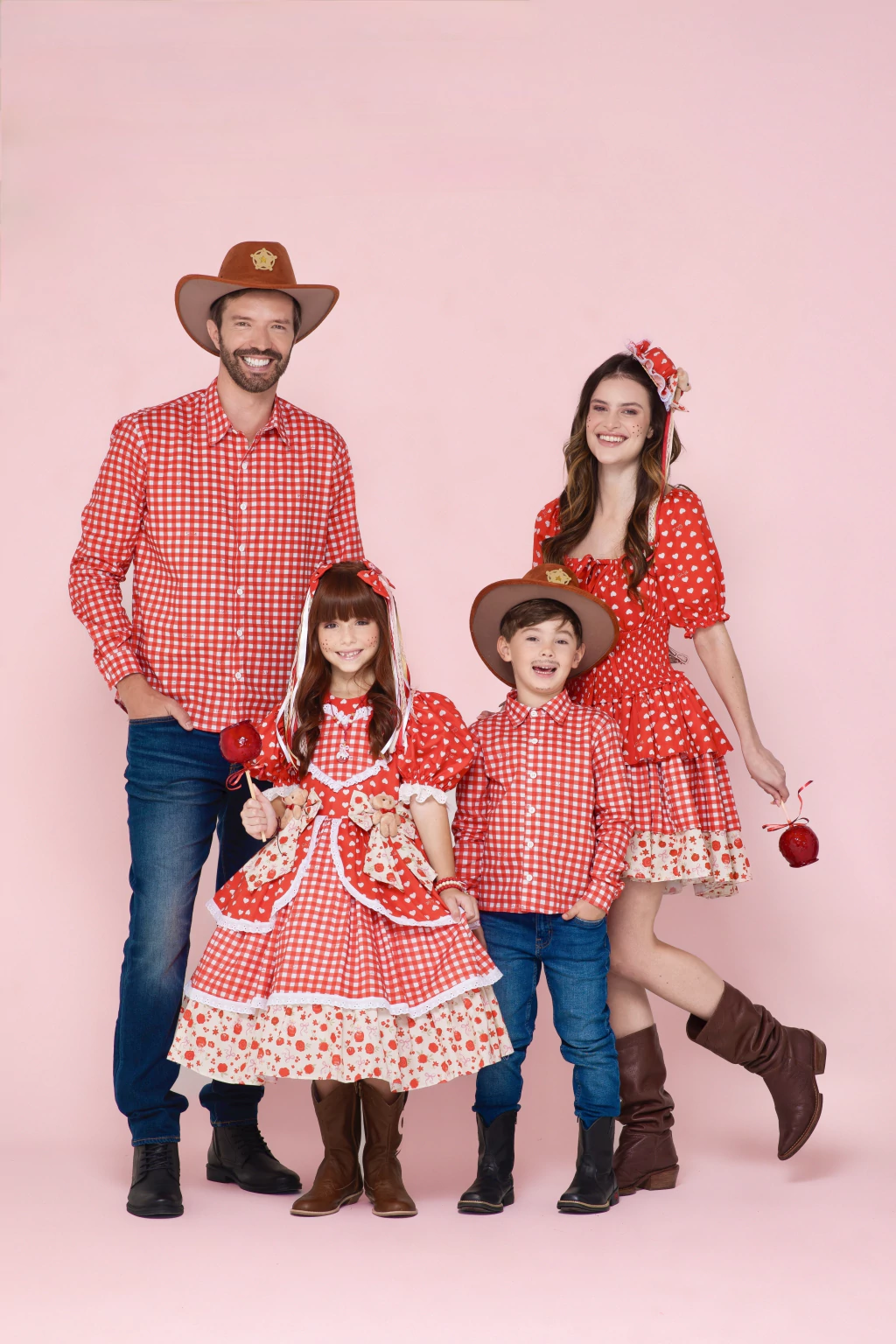 Vestido Junino Maçã do Amor (Adulto)