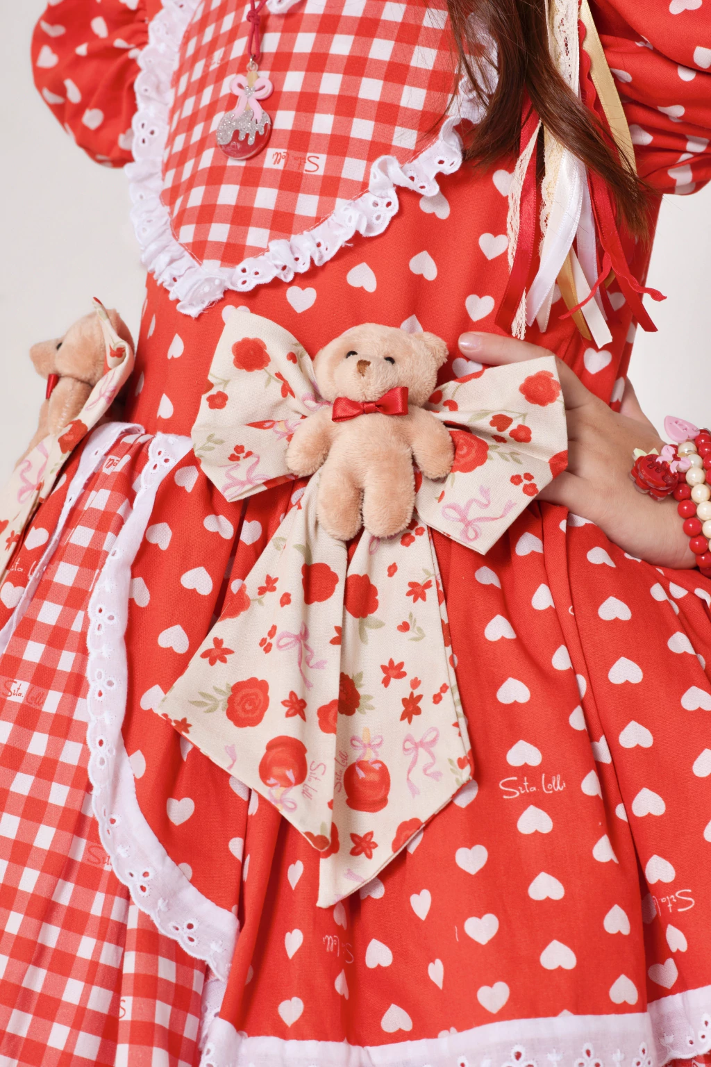 Vestido Junino Maçã do Amor Clássico - Luxo