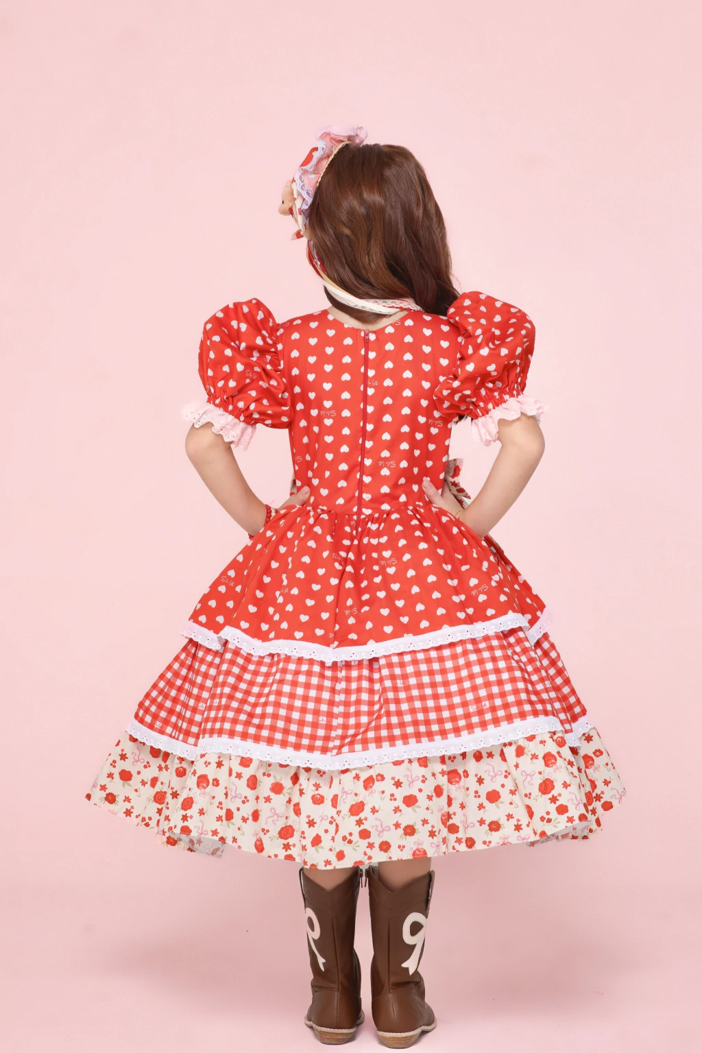 Vestido Junino Maçã do Amor Clássico - Luxo
