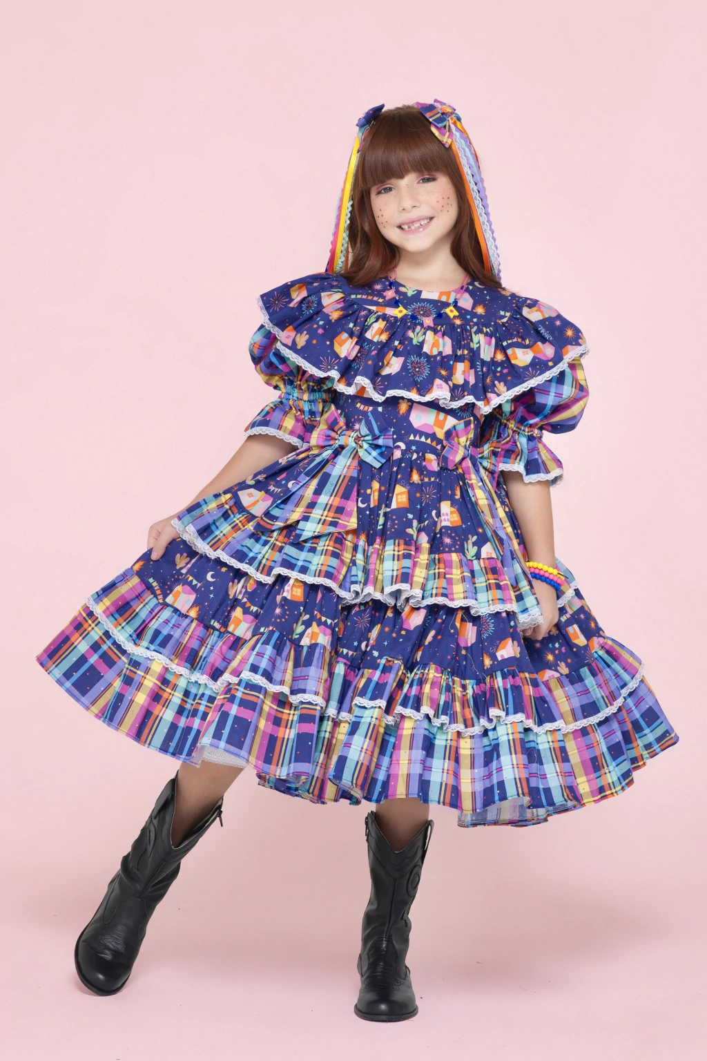 Vestido Junino Noite Encantada - Luxo