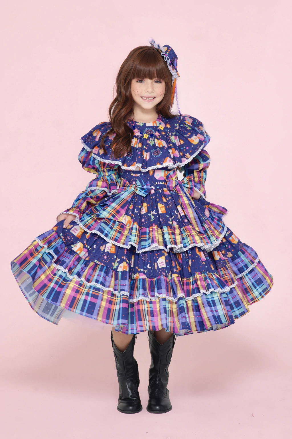 Vestido Junino Noite Encantada - Luxo