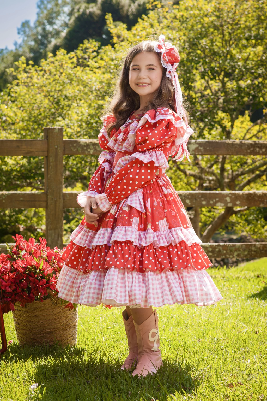 Vestido Junino Pipoquinha da Quermesse - Luxo