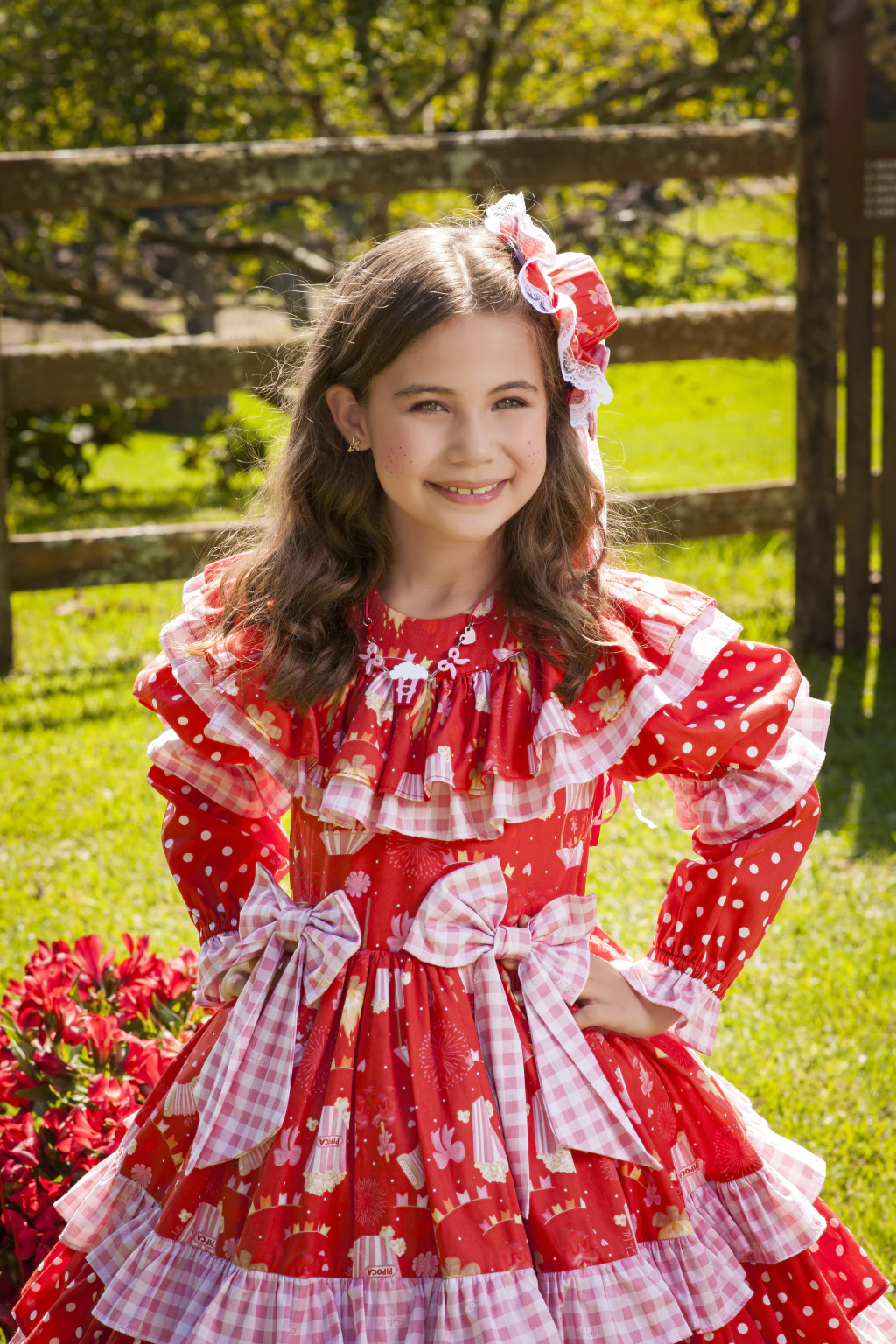 Vestido Junino Pipoquinha da Quermesse - Luxo