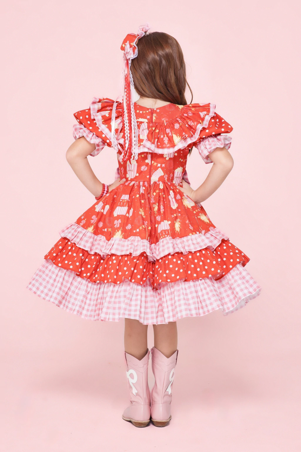 Vestido Junino Pipoquinha da Quermesse - Luxo