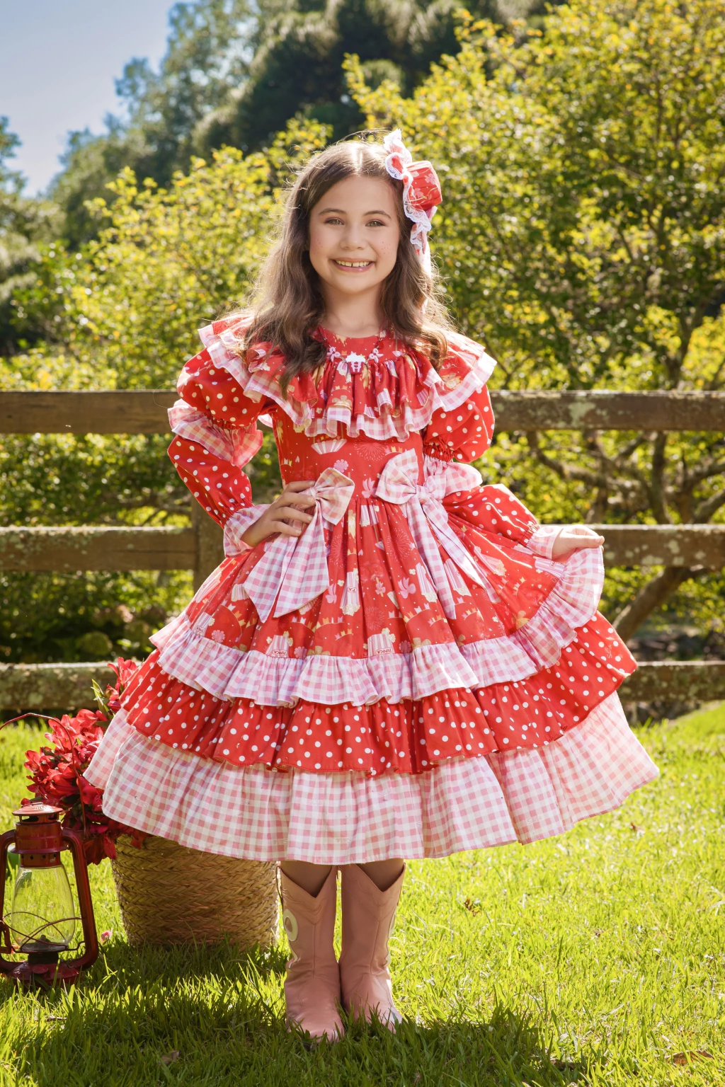 Vestido Junino Pipoquinha da Quermesse - Luxo
