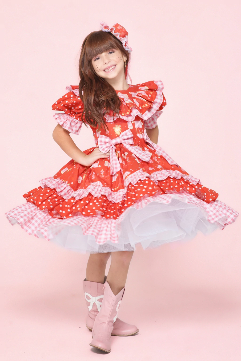 Vestido Junino Pipoquinha da Quermesse - Luxo