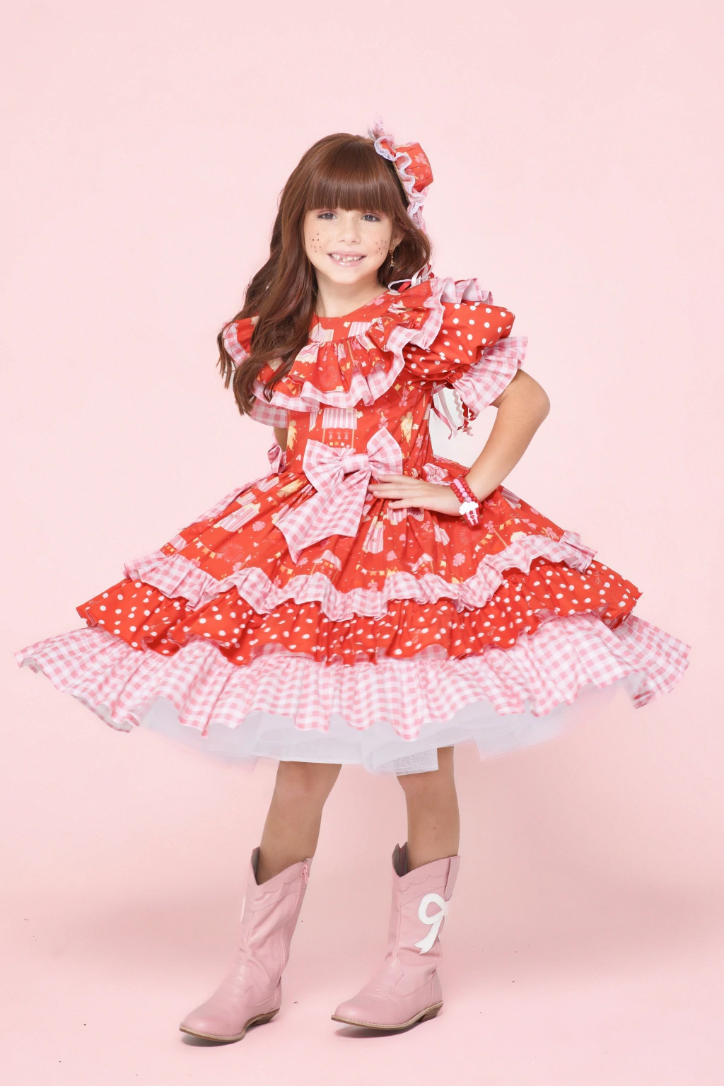 Vestido Junino Pipoquinha da Quermesse - Luxo
