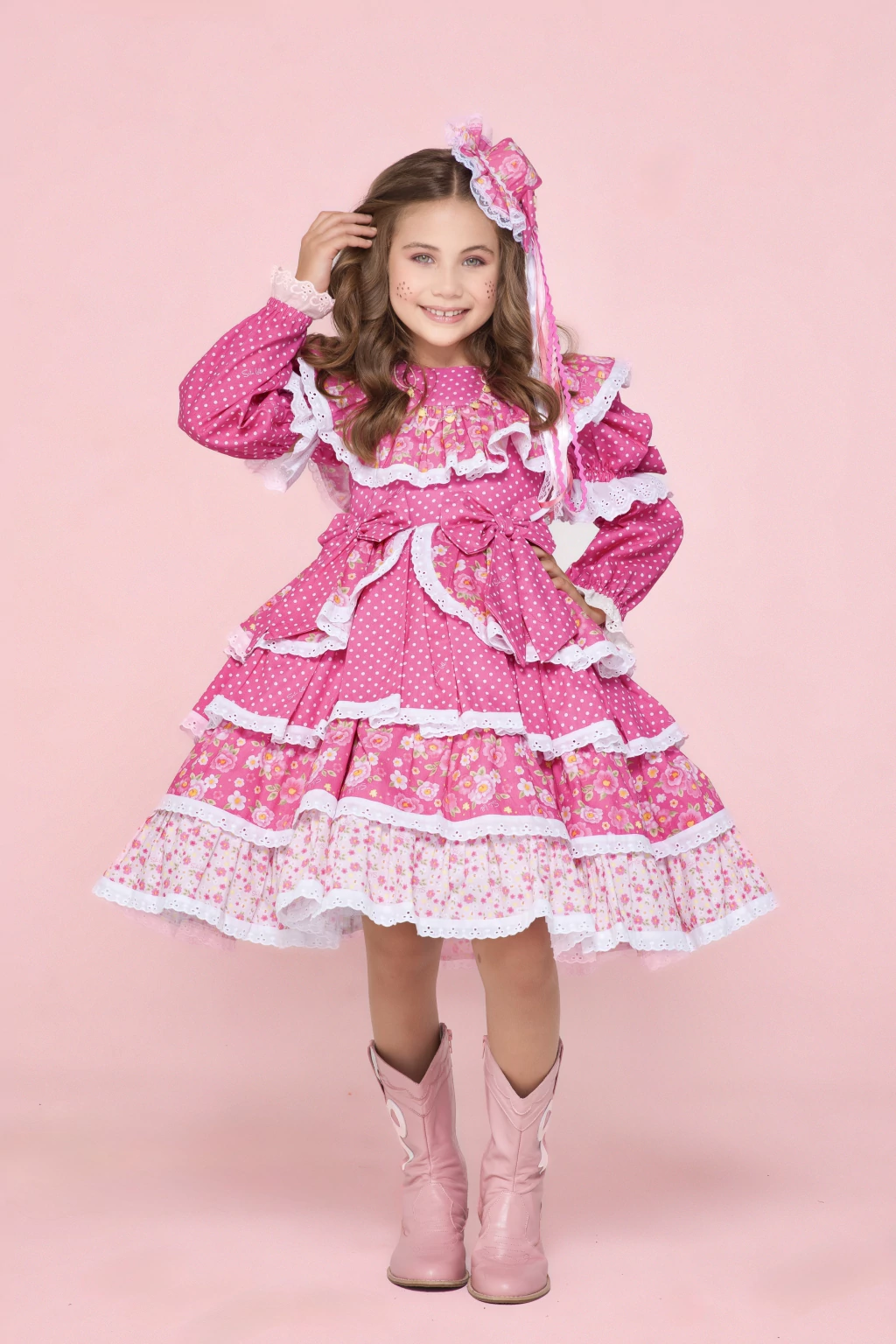 Vestido Junino Princesa do Arraiá - Luxo