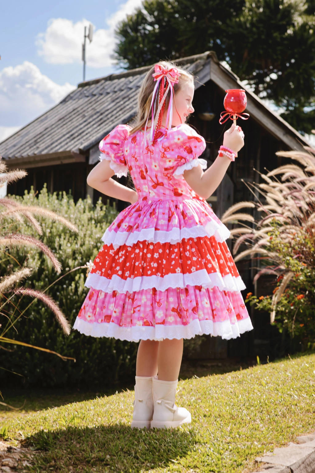Vestido Maçã do Amor Junina