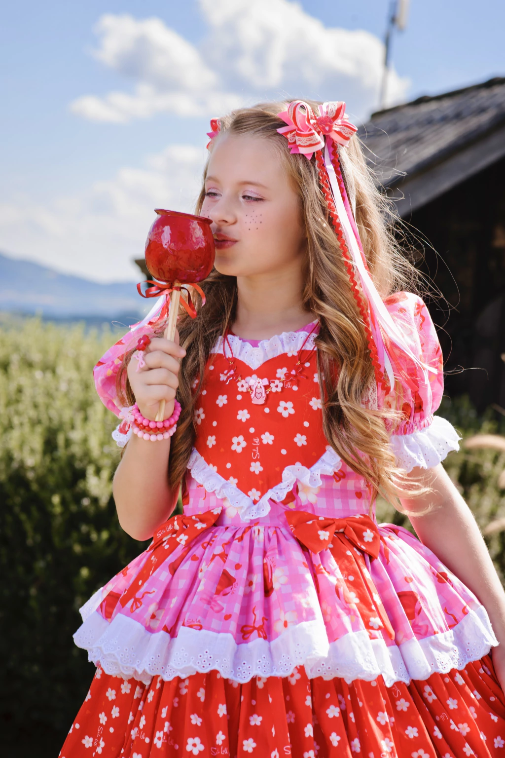 Vestido Maçã do Amor Junina