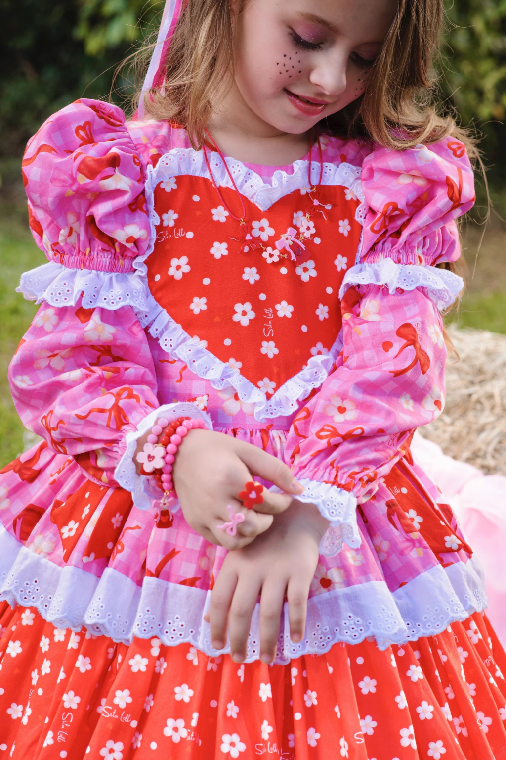 Vestido Maçã do Amor Junina