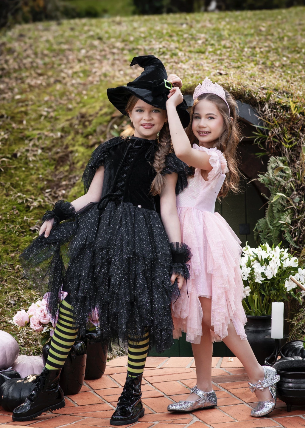 Vestido Princesa Brilhante Rosa