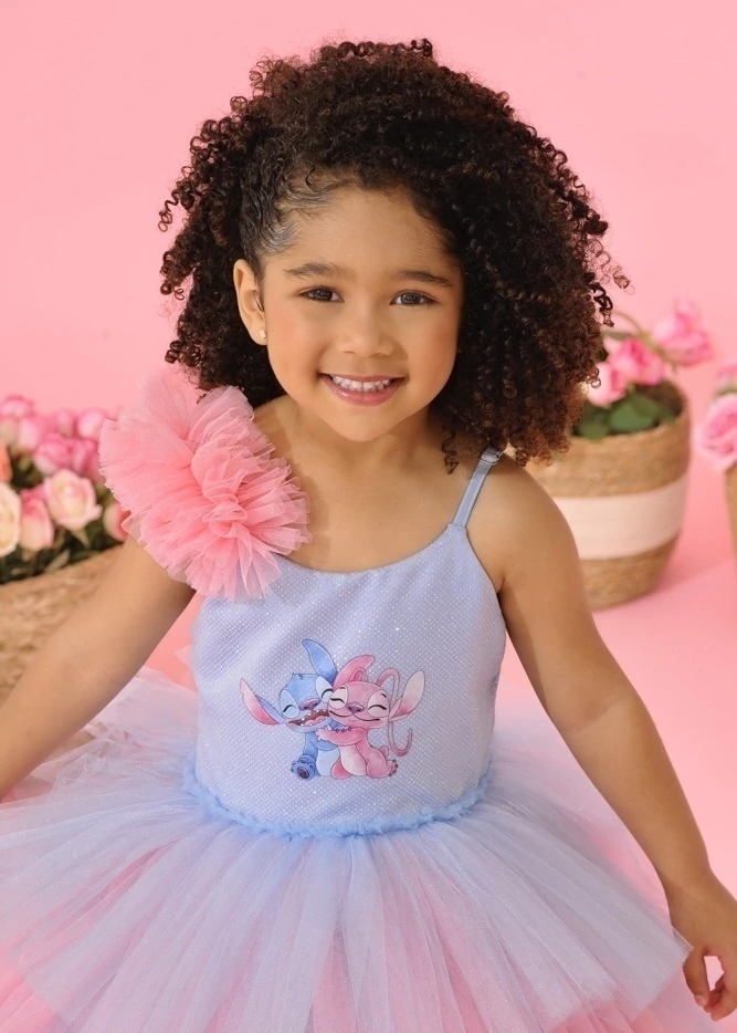 Vestido Bichinho Azul Luxo