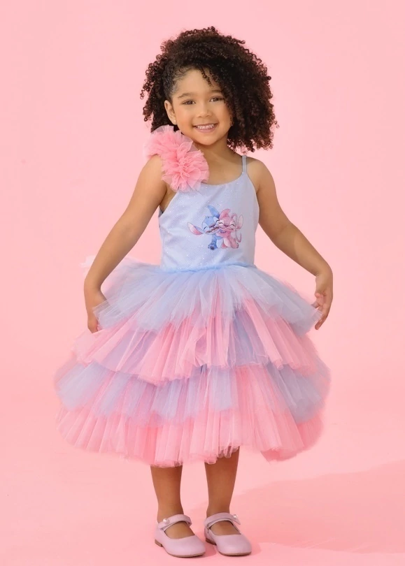 Vestido Bichinho Azul Luxo