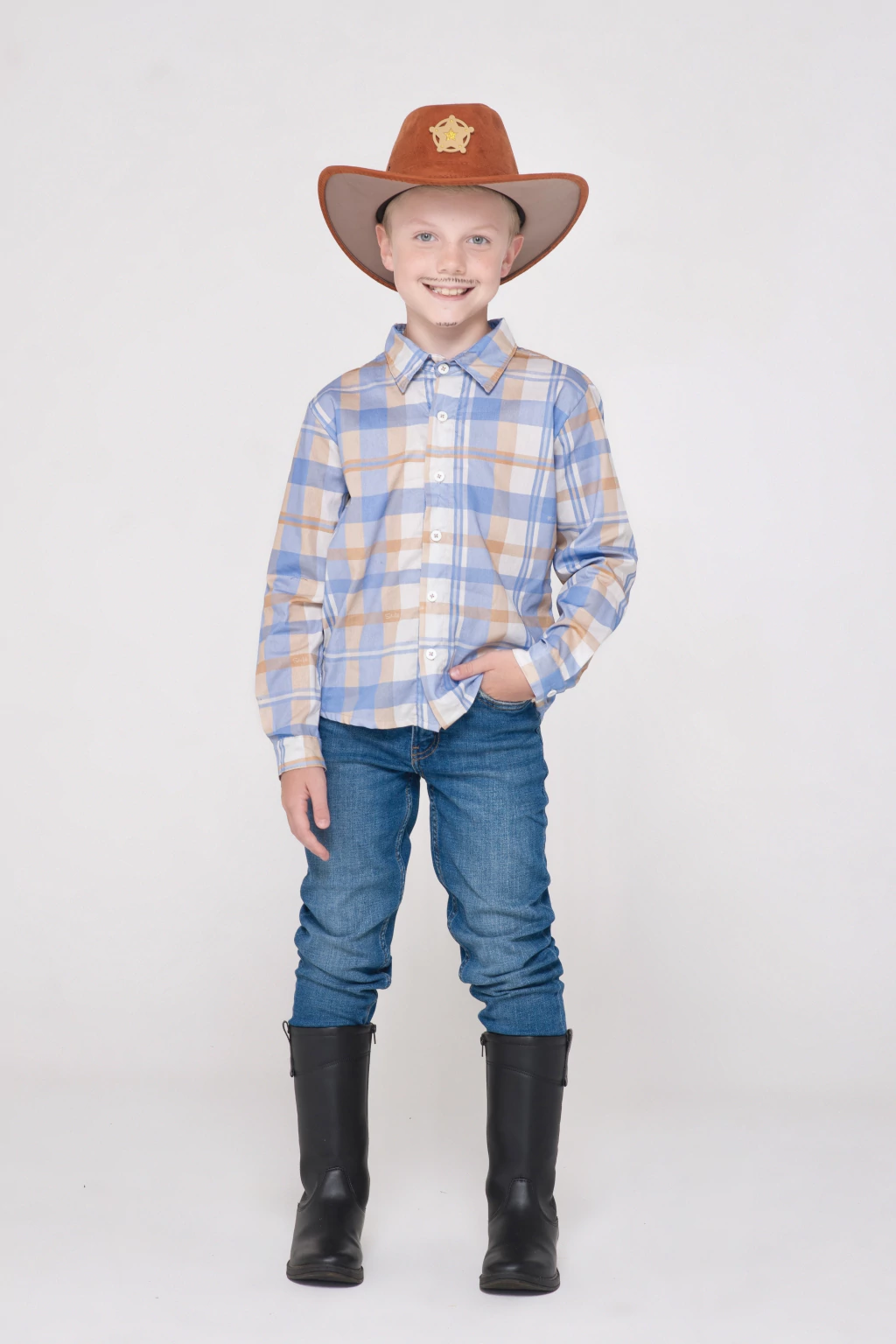 Camisa Fazendeiro Cowboy - Infantil