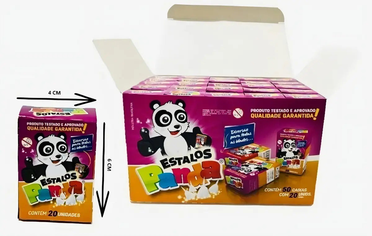Estalinho Panda Biribinha C/50x20 1000 Estalos