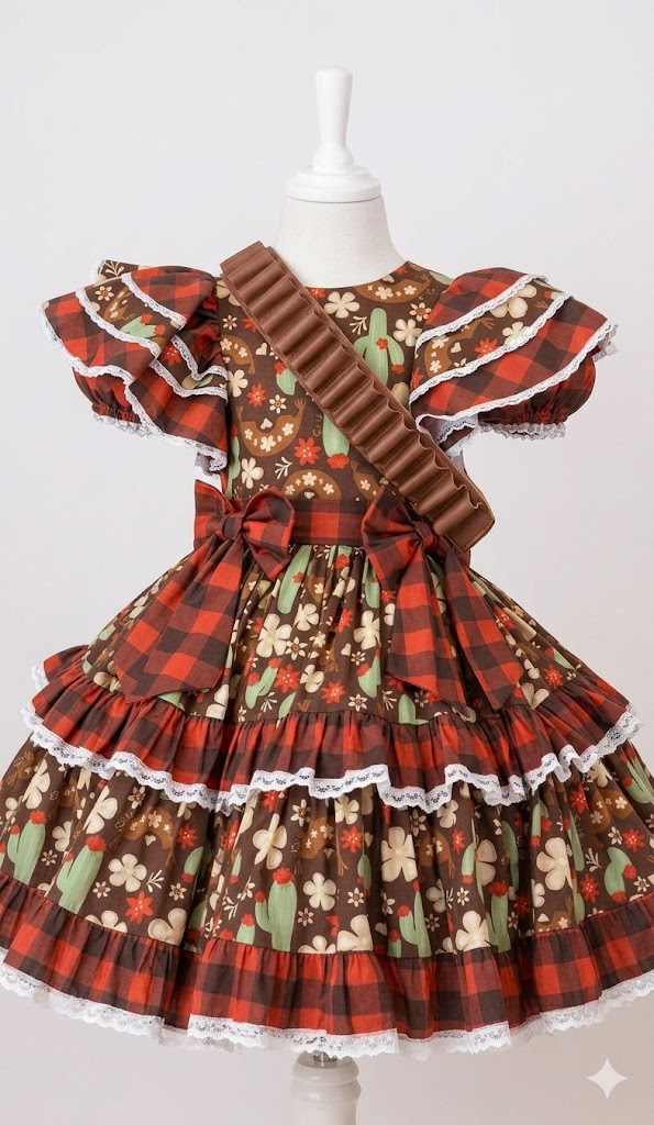 Vestido de Festa Junina – Faroeste Encantado